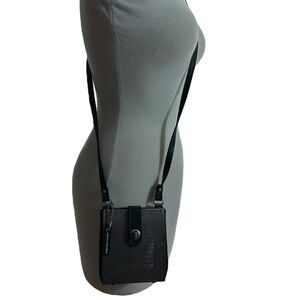 Black and Silver Metal Mesh Bag